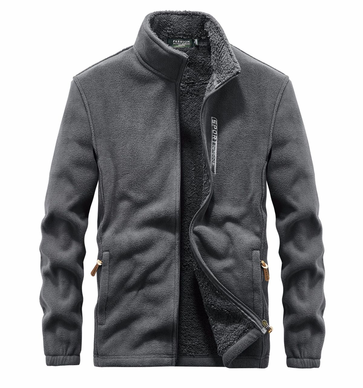 Men's 2020 New Autumn And Winter Warm Jacket For Outdoor Sports Mountaineering Fleece Coat Men 9819_desvips.com