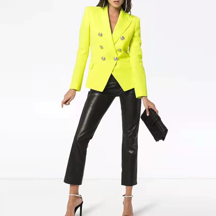 Women's Clothing multi color slim fit temperament commuter suits in stock_desvips.com