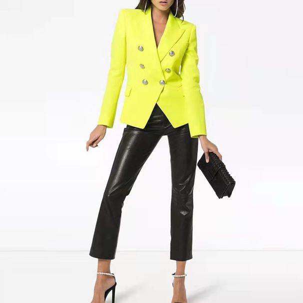 Women's Clothing multi color slim fit temperament commuter suits in stock_desvips.com