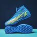 Large Size 47 46 New High-top Soccer Men AG Long Studs Artificial Grass Competition Training Shoes_desvips.com