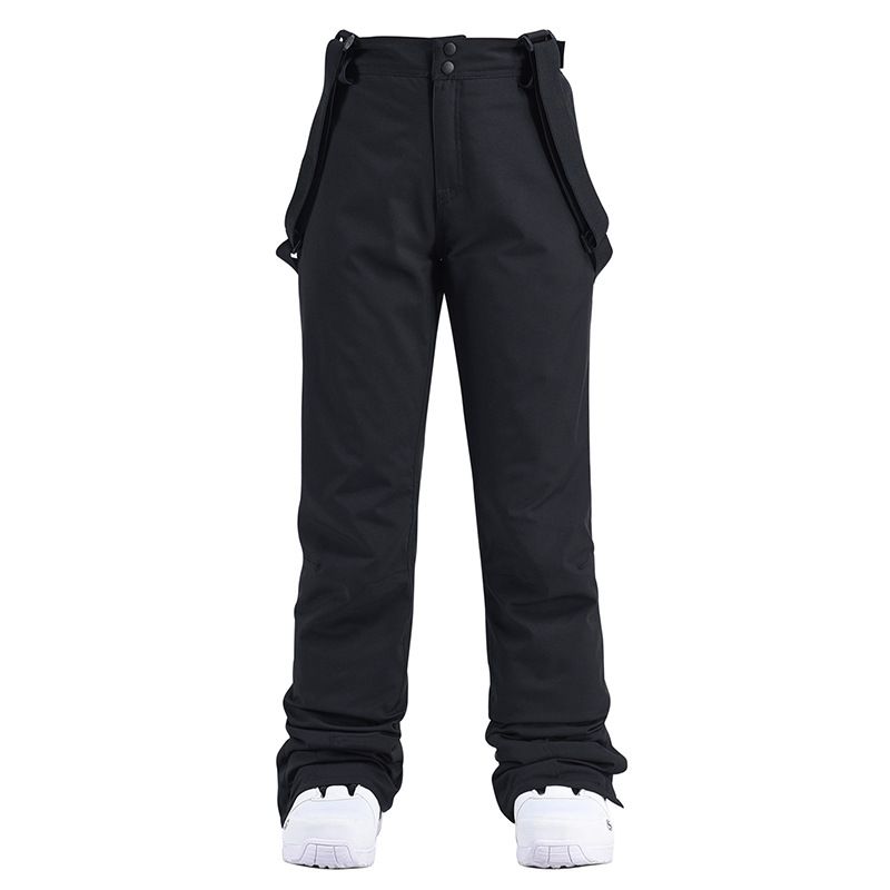 for Men And Women Winter Outdoor Windproof Water-Resistant Warm Thickened Snowboard Snow Ski Bib Pants_desvips.com
