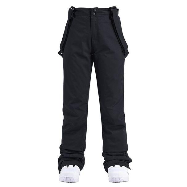 for Men And Women Winter Outdoor Windproof Water-Resistant Warm Thickened Snowboard Snow Ski Bib Pants_desvips.com