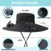 UV Protection Sunshade Cross-border Explosion Outdoor Summer Fishing Protection Sun Protection Air Conditioner Fan Fisherman Sun Hat_desvips.com