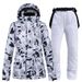 001 Ski Suit For Men Women, Couples' Winter Outdoor Snowboard Snow Skiing Jacket Pants, Warm And Thickened_desvips.com