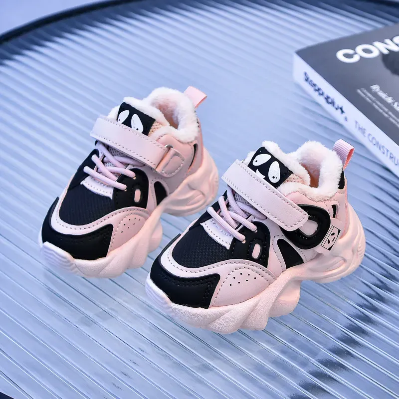 Toddler Running Sport Children Boy Kid Winter Plus Warm Sneakers Girl Casual Shoes Trainers sizes 21 - 30_desvips.com