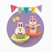 zakka Japanese-style Cat, Easter Bunny, Egg, Spring Trendy Desktop Decoration, Festive Atmosphere Ornament_desvips.com