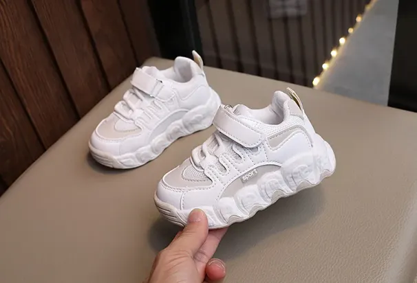 Children Sneakers Light Weight Infant Boys Girls Casual Happysteps Soft Bottom School Student Kids Sport Basketball_desvips.com