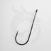 Aberton Three-pronged Long-handled Large Barbed Sea Fishing Hook With White Band For Soft Shrimp, Pomfret, Mackerel, And_desvips.com