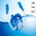 New snorkeling Sanbao swimming snorkeling mask for children Full face double tube silicone snorkeling mask_desvips.com