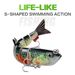 New Lure Fish 13cm 22g Plastic 8-Section Multi-Section Hard Sea Bait Fishing Gear_desvips.com