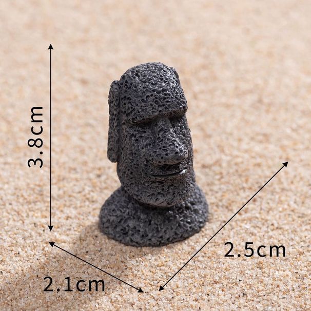 Miniature Landscape Ancient Egyptian Easter Statue Desert Town Castle Pyramid Stone Sculpture Resin Craft Small Ornament_desvips.com