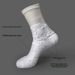 Professional Sports Men's Basketball Mid-Calf Running Outdoor Towel Socks Thickened Large Size 50_desvips.com
