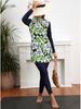 Muslim Swimsuit Long Sleeve Trousers Three Piece Conservative Sunscreen Burkini With Chest Pad_desvips.com