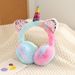Unicorn Children's Warm Winter Cold-Proof Rabbit Earmuffs Wearable Retractable Ear Muffs In Stock Wholesale_desvips.com