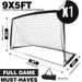 9x5ft Portable Soccer Goal With Net - Quick Setup Foldable Football Goal (2.7m X 1.5m)_desvips.com