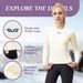 ROCKBROS TVI Women's Cycling Thermal Underwear, Long - Sleeved Cycling Jersey Shirt, Sizes M - 2XL_desvips.com
