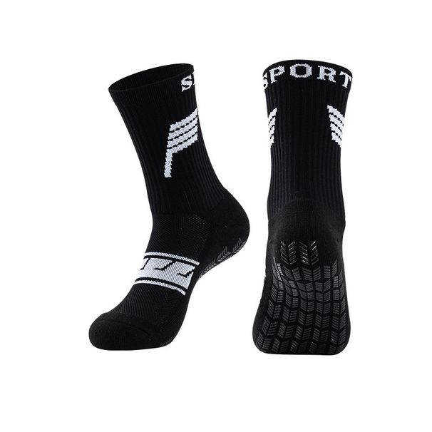 Adult Angel Wing Thickened Towel Sole Socks Non Slip Sports Running Socks For Men And Women Outdoor_desvips.com
