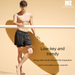 Breathable Loose Quick-Dry Men's Swim Trunks Boxer Set Beach Shorts Hot Spring Swimming Gear_desvips.com