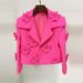 Women's Clothing Star Fashion Fluorescent Series Heavy duty Three dimensional Flower Decorated Short Suit Jacket_desvips.com