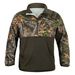 LOOGU Camo Thermal Half-Zip Pullover – Men's & Women's Winter Hunting Shirt For Hiking, Camping & Outdoor Adventures (SUPER2.0 Camo )_desvips.com