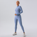 European And American Hot-Selling Winter Fleece-Lined Yoga Suit Long Sleeve Warm Outerwear Fitness Sports One-Piece_desvips.com