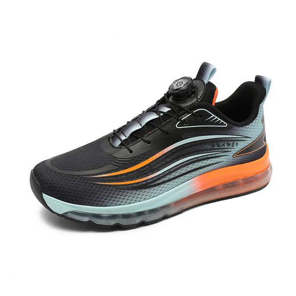 Knob Buckle Comfortable Mesh Versatile Casual Sports Tennis Anti Slip Lightweight Training Shoes For Men_desvips.com