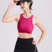 New High-Strength Shockproof Ribbed Sports Bra Fitness Running Beauty Back Yoga Vest For Women_desvips.com