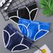 Solid Color Men's Cotton Sporty Youth Briefs, Trendy Unique Underwear, Wholesale And Dropshipping Available_desvips.com