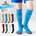 Spring/Summer High Top Soccer Socks for Children Boys Girls Teenagers Sweat Absorbing Breathable Shock Absorbing Seamless Calf Socks_desvips.com