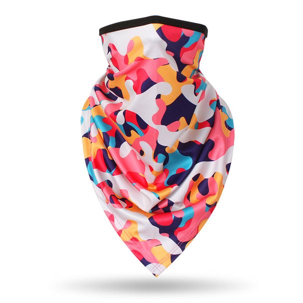 Ice Silk Pinhole Triangle Scarf Breathable Face Towel Windproof Mask For Men And Women Outdoor Sports Cycling Gaiter_desvips.com