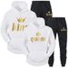 Autumn Winter Fleece Sports Couple Men's Sweatshirt Women's Suit Women_desvips.com