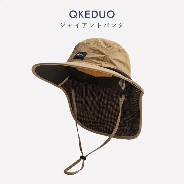 Sun Outdoor For Men And Women, Summer Neck Guard, UV Protection Fisherman Hat, Parent-Child Hiking Hat_desvips.com