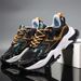 Men's Summer Thick-soled Casual Sports With Front Laces Fashionable Mesh Breathable Color Matching Shoes_desvips.com