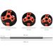 Set Bilanciere E Dischi Da 20kg Totali Con Impugnatura In PU Antiscivolo, Ø17x140 Cm, Nero E Rosso_desvips.com