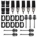 Molle Accessories Kit Of 27 Outdoor Tactical Backpack Vest Waistband Locking Gear Mesh Support Elastic Buckle Hunting_desvips.com