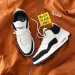 Men' Baketball Trendy Real Air Cuhion Chinee Style Sport Shoe Couple Free Hipping Cold Bond Leather White_desvips.com