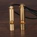 Brass Outdoor Survival Bamboo Keychain Pendant Children's Competition High Pitch Whistle Climbing Training Decoration_desvips.com