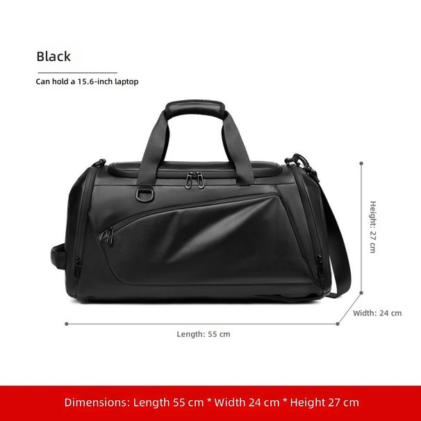 Large Capacity Travel For Men, Multifunctional Business Duffel Bag Dry Wet Separation Fitness Training Backpack_desvips.com