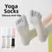 Women's Five Finger Yoga Socks Non-Slip Professional Pilates Exercise Fitness Dance Split Toe Floor Socks for Indoor Beginner Split Toe_desvips.com