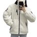 Nw Autumn And Wintr Outdoor Sports Casual Flc Jackt Thicknd Warm Brathabl Cashmr Coat Suitabl For North_desvips.com