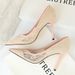 Sexy 1853-1 Slimming Heels Women's Thin High Heel Shallow Mouth Pointed Toe Mesh Hollow Lace Single Shoes_desvips.com