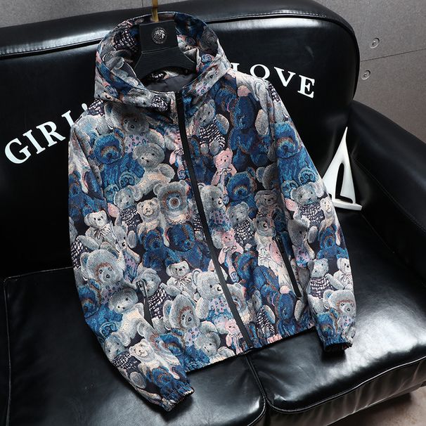 European Style Trendy Men's Jacket, 2025 Autumn New Slim-fit Simple Casual Hooded Stylish Jacket For Men_desvips.com