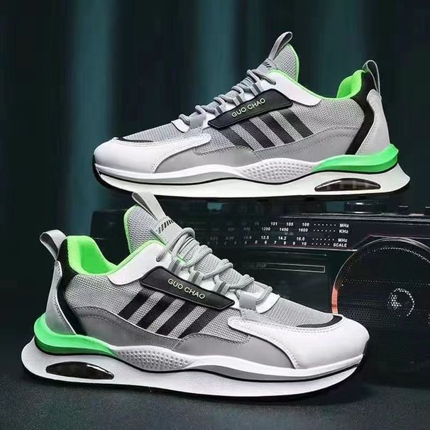P7 2023 Spring New Breathable Mesh Sneakers Casual And Versatile Men's Korean Travel Running Shoes, Trendy Shoes_desvips.com