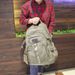 LazyZoom Men's Canvas Outdoor Casual Hiking Backpack Korean Style Travel Laptop Bag Lijiebao_desvips.com