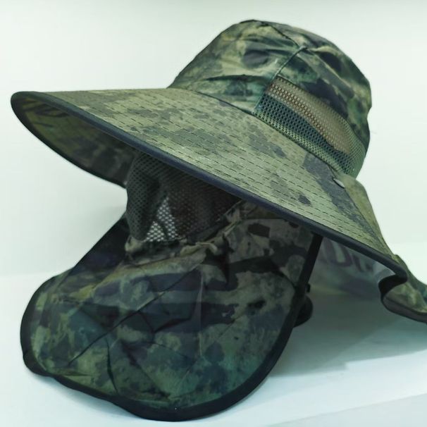 Fishing Sun Face Mask For Men, Hiking Sunshade Outdoor Summer UV Protection Large Brim Unisex_desvips.com