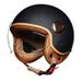 Retro motorcycle helmet Men's and women's electric pedal half cover 3/4 half helmet Four seasons Bluetooth_desvips.com