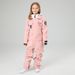 PeakGo Xueyipai Children's Suit Set Boys Girls Workwear One-piece Jacket Windproof Waterproof Ski Equipment_desvips.com