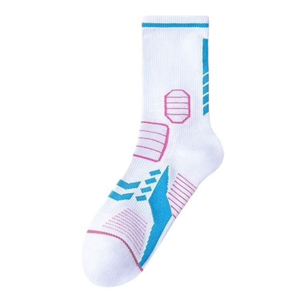 Professional Sports Socks For Men Mid Calf Basketball Running Soccer Long Thickened Terry Cloth Sole Odor Resistant Sweat Wicking_desvips.com