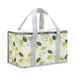Picnic Basket Foldable Thermal Cooler Tote For Camping Outdoor Plaid Pattern Insulated Food Carrier With Leakproof Base_desvips.com