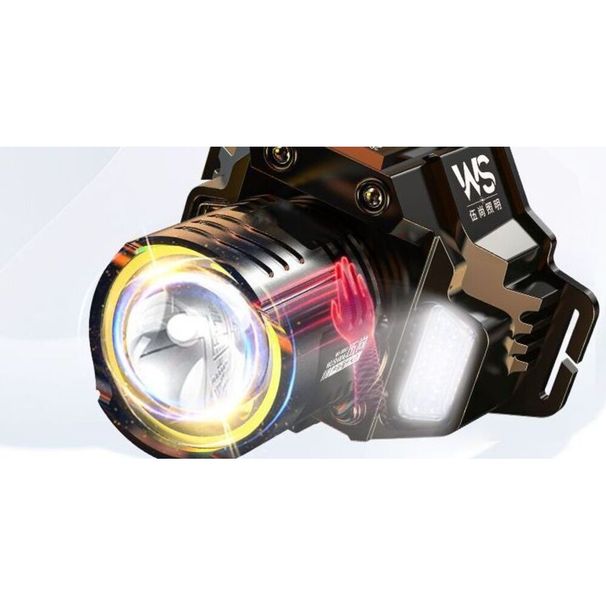 Limited Edition Headlamp Strong Light Rechargeable Ultra-Bright Head-Mounted Night Fishing Outdoor Lighting Long Battery_desvips.com